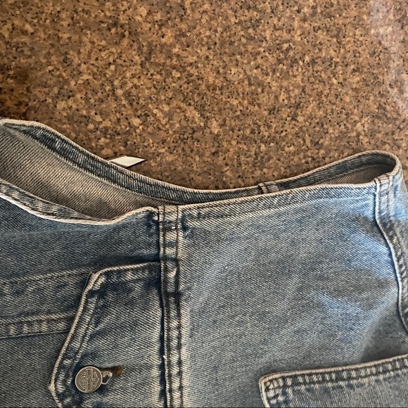 Vintage 90s Authentic Harley Davidson Denim Vest L - Picture 8 of 8